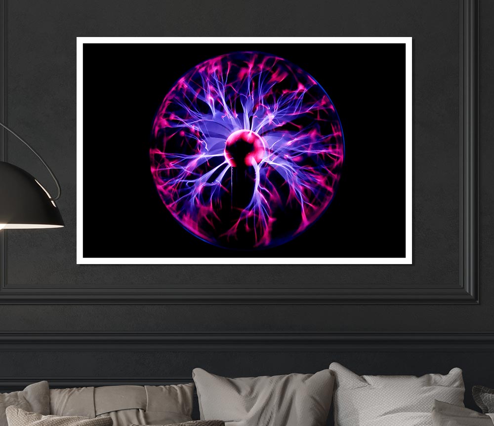 Vibrant Eye Of The Storm Print Poster Wall Art