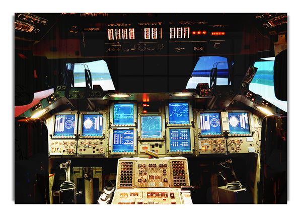 Nasa Cockpit Moon Rocket