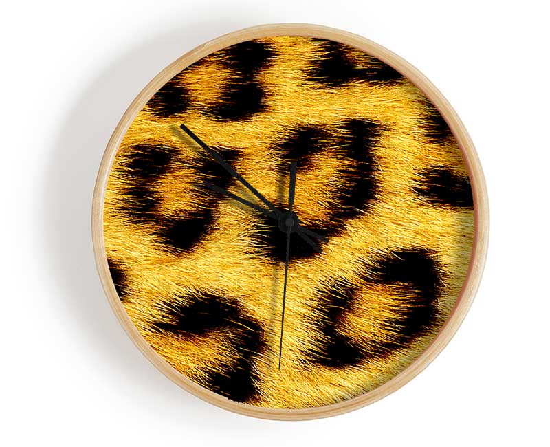 Leopard Print Clock - Wallart-Direct UK