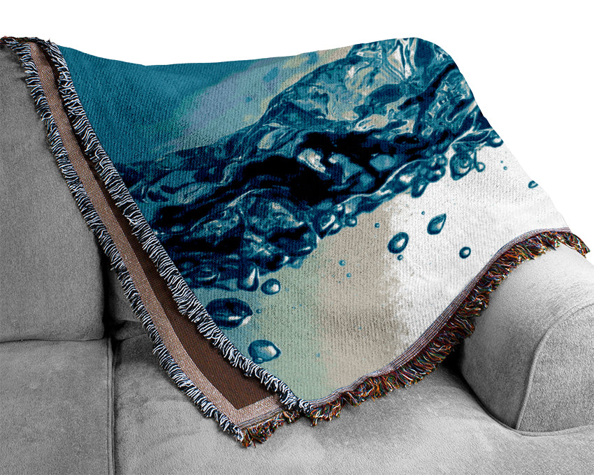 Blue Celebration Woven Blanket