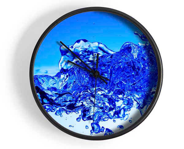 Blue Celebration Clock - Wallart-Direct UK