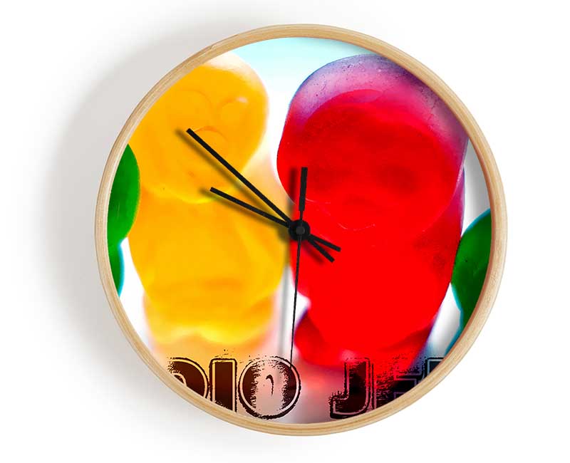 Radio Jellybabys Clock - Wallart-Direct UK