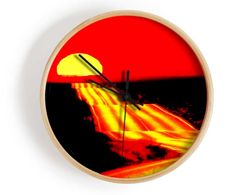 The Road To The Sun Clock - Wallart-Direct UK