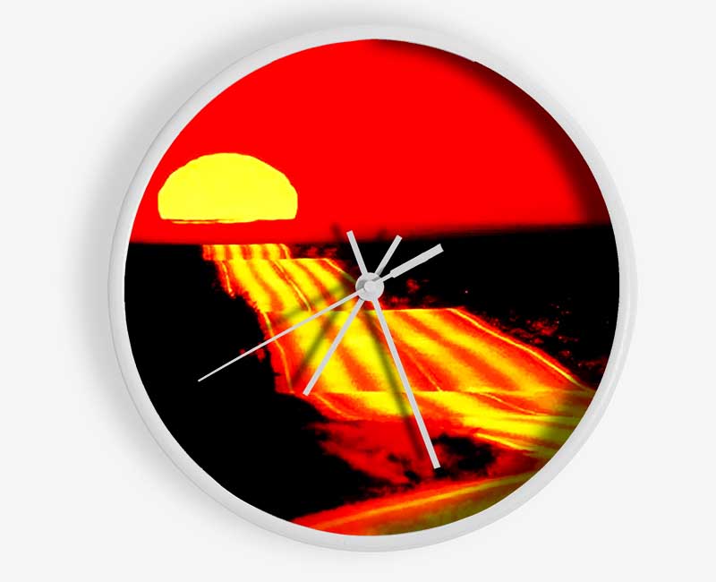 The Road To The Sun Clock - Wallart-Direct UK