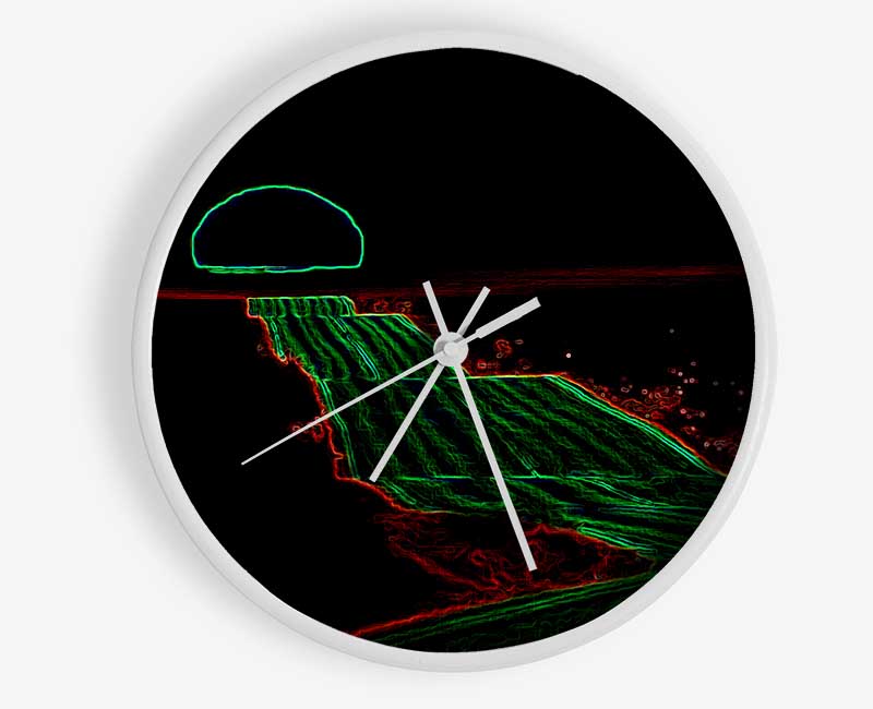 Night Road Clock - Wallart-Direct UK