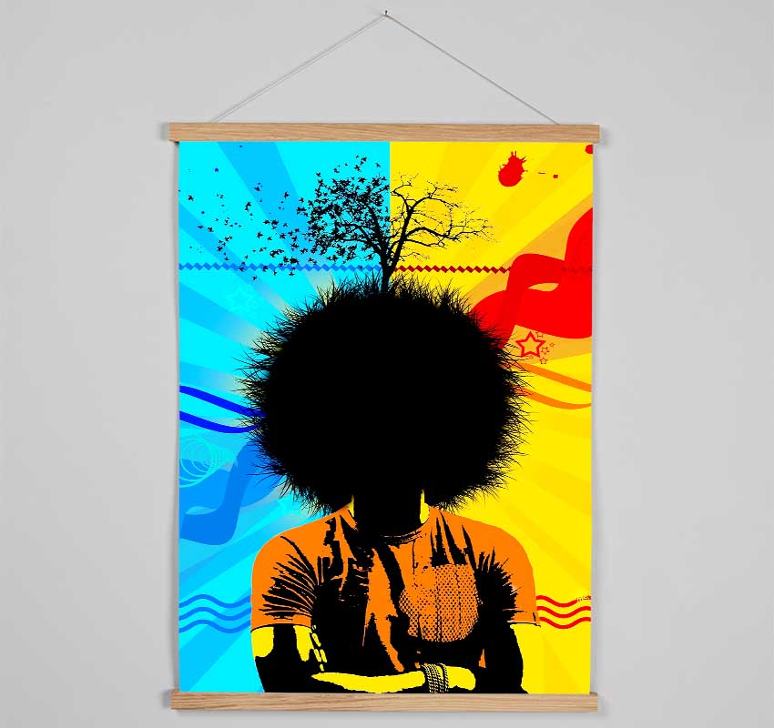 Roots Of Life Hanging Poster - Wallart-Direct UK