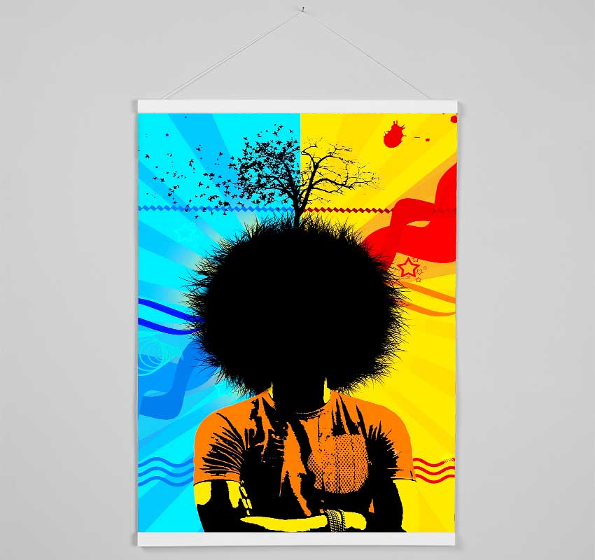 Roots Of Life Hanging Poster - Wallart-Direct UK