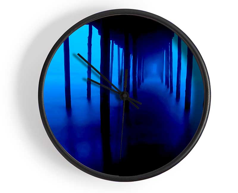 Under The Boardwalk Blues Clock - Wallart-Direct UK