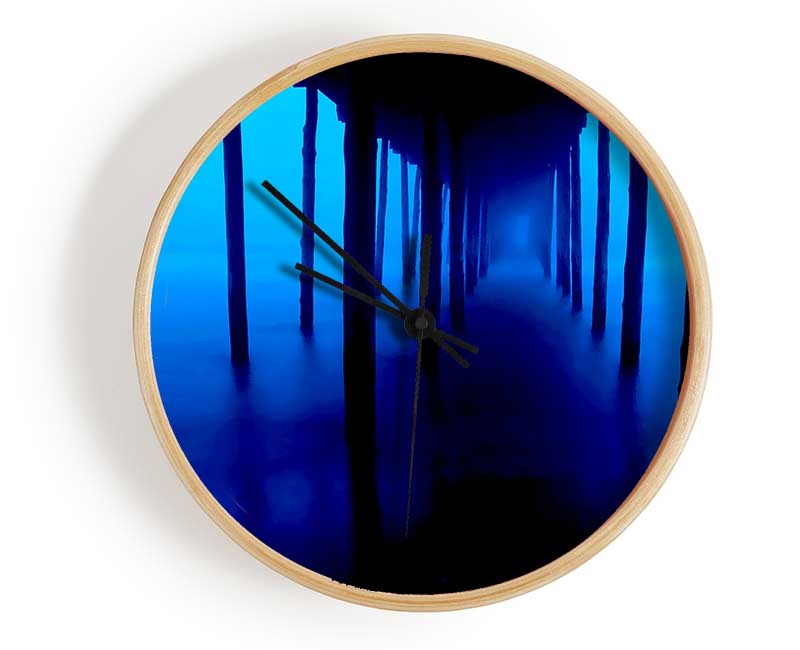 Under The Boardwalk Blues Clock - Wallart-Direct UK