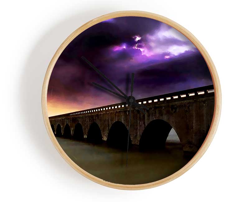 Bridge Afar Clock - Wallart-Direct UK