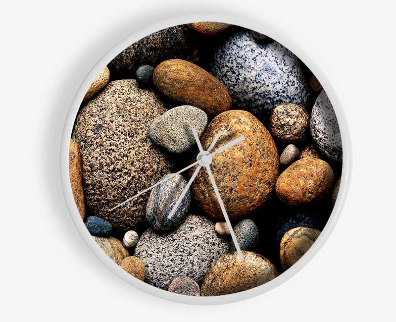 Pebbles Clock - Wallart-Direct UK