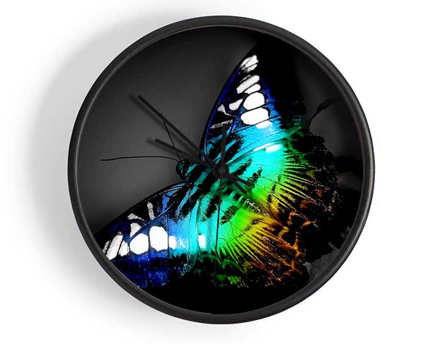 Psychedelic Butterfly 2 Clock - Wallart-Direct UK