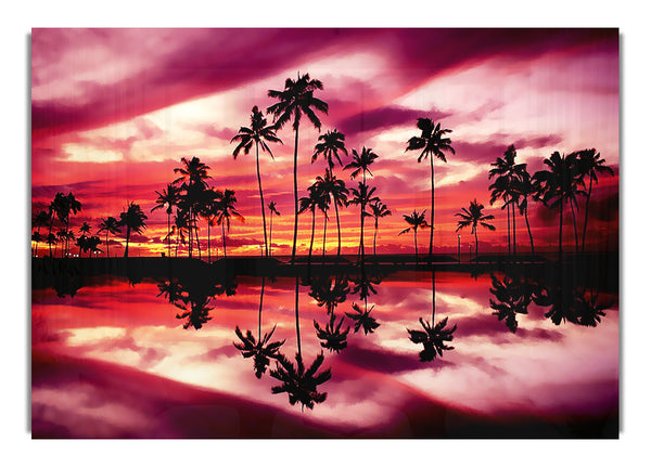 Pink Palmtree Paradise