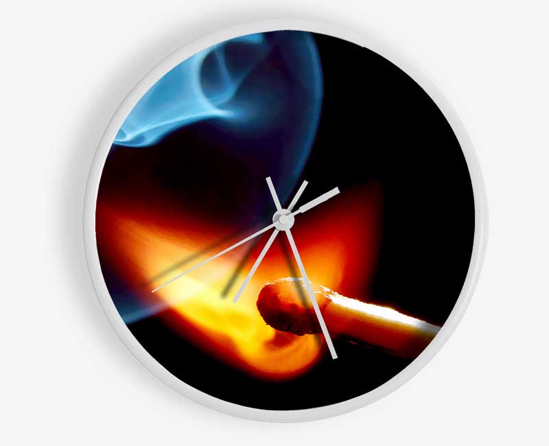 Striking The Match Clock - Wallart-Direct UK