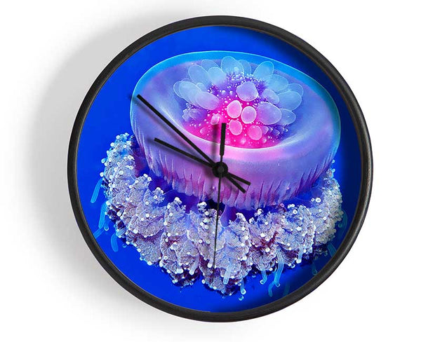 Neon Jellyfish Clock - Wallart-Direct UK