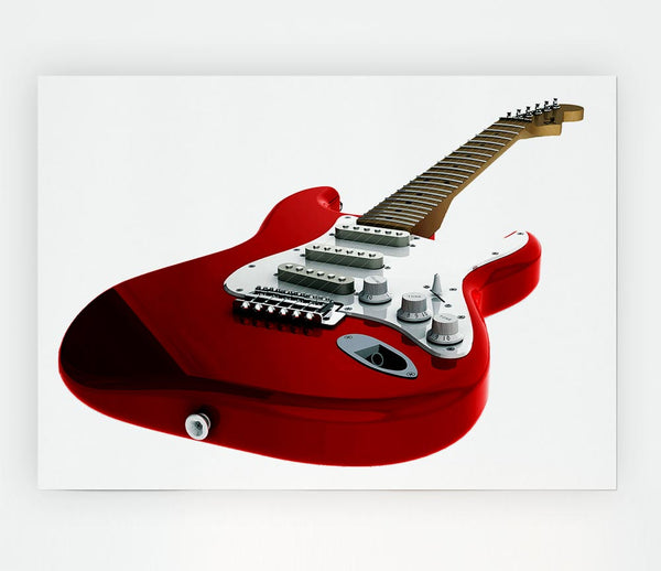 Fender Guitar Print Poster Wall Art