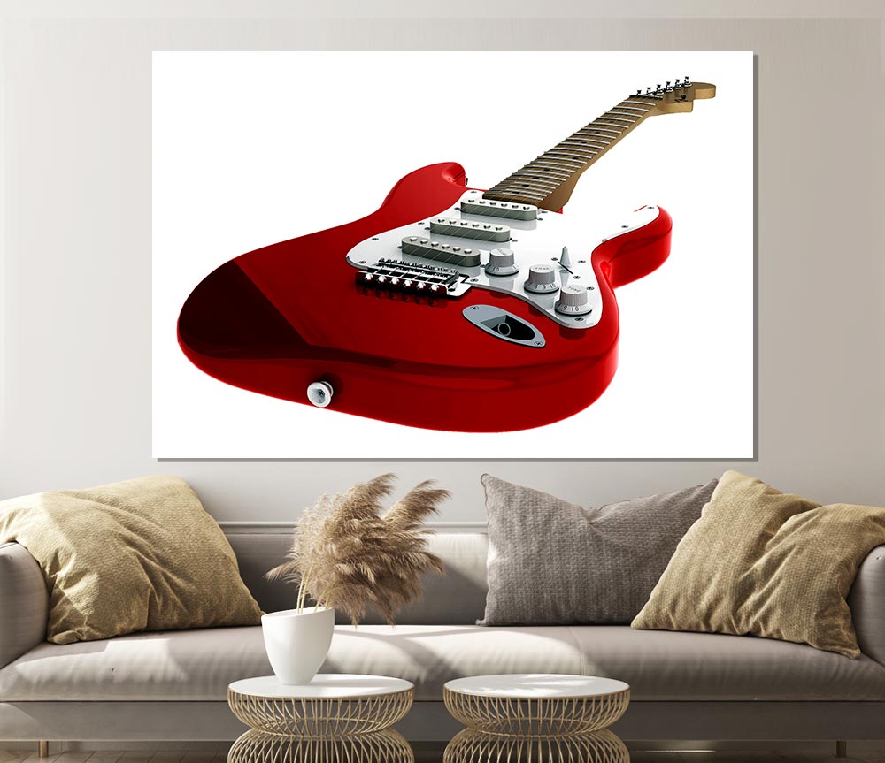 Fender Guitar Print Poster Wall Art