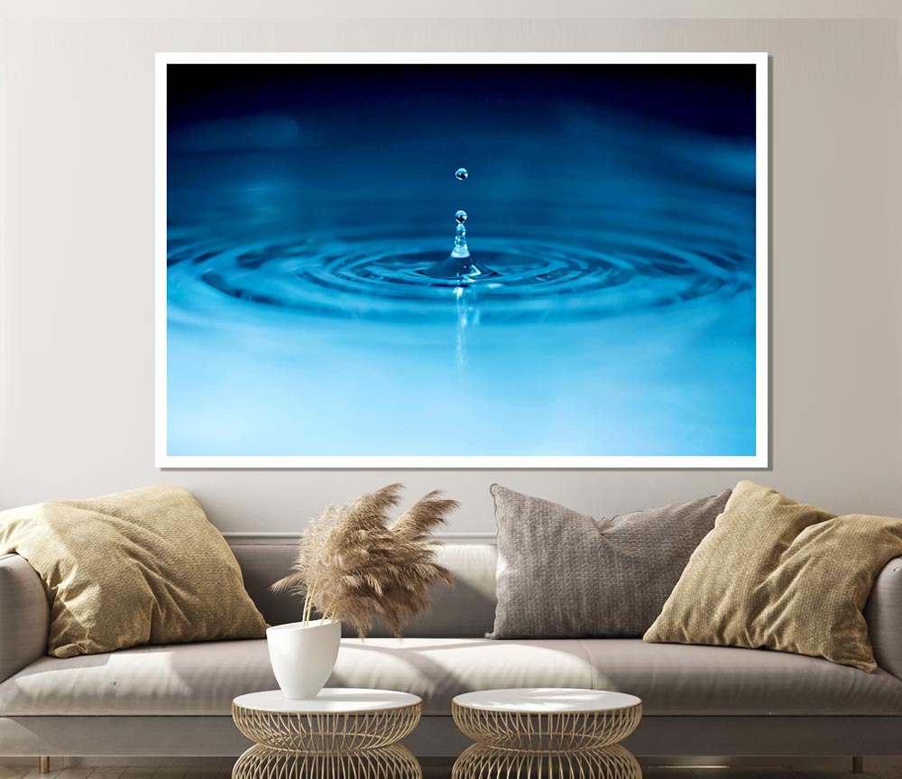 Tidal Wave Waters Print Poster Wall Art