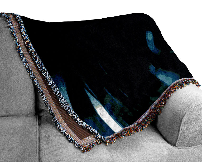 Black Rock Shooter Woven Blanket