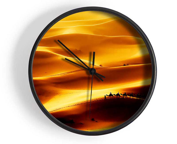 Camel Desert Clock - Wallart-Direct UK