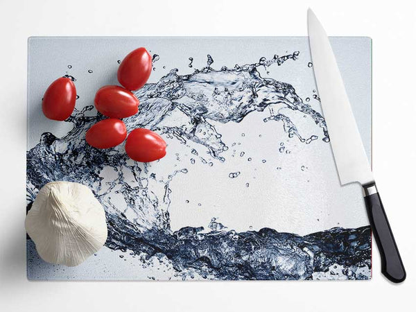 Tidel Wave Water Glass Chopping Board