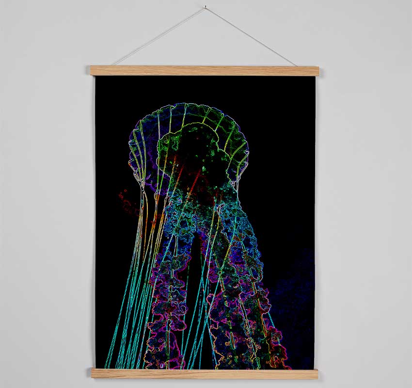 Jellyfish Hanging Poster - Wallart-Direct UK