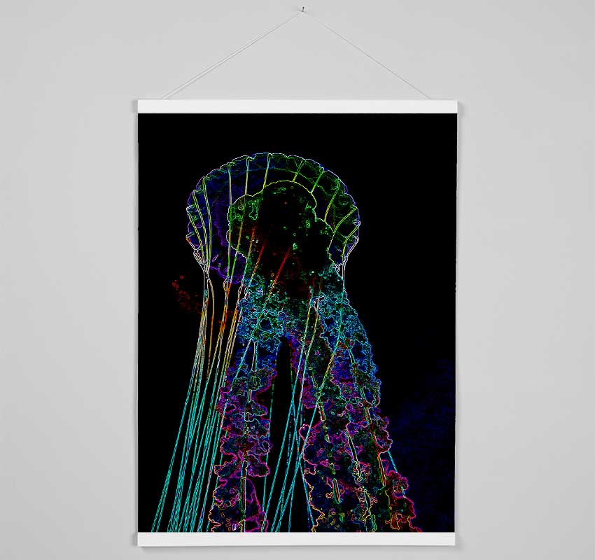 Jellyfish Hanging Poster - Wallart-Direct UK