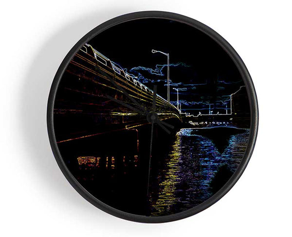 Water Front Clock - Wallart-Direct UK