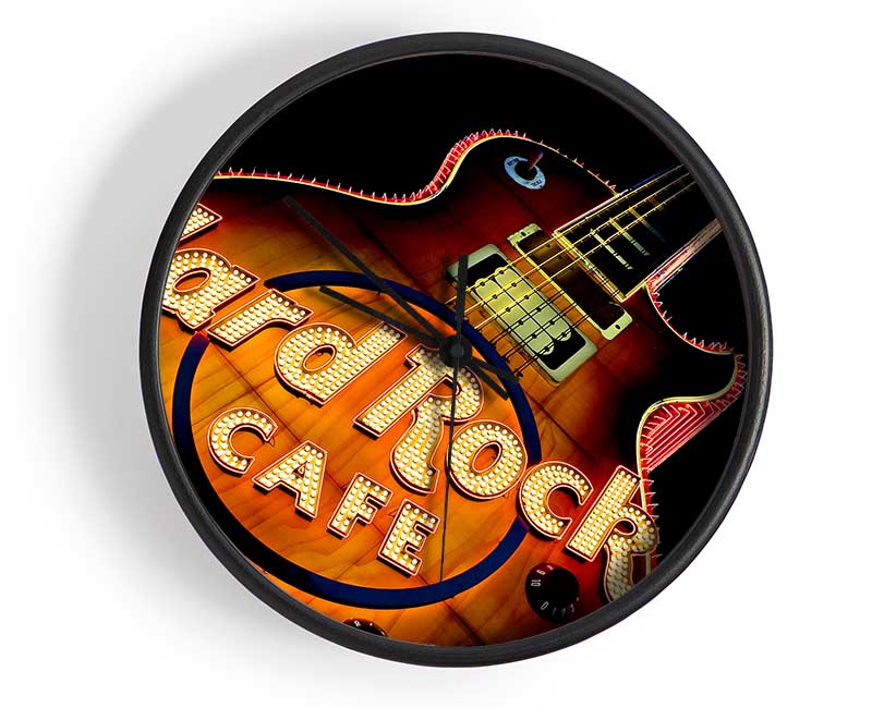 Hard Rock Cafe Guitar Clock - Wallart-Direct UK