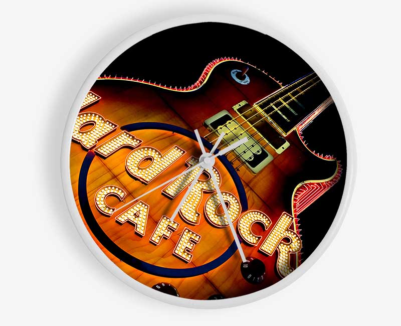 Hard Rock Cafe Guitar Clock - Wallart-Direct UK