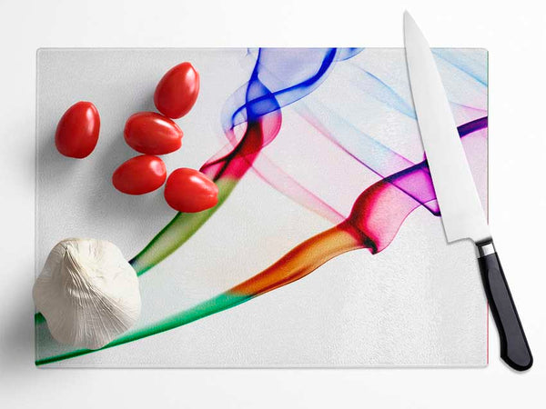 Duo Smoke Trail Glass Chopping Board