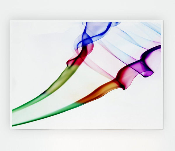 Duo Smoke Trail Print Poster Wall Art