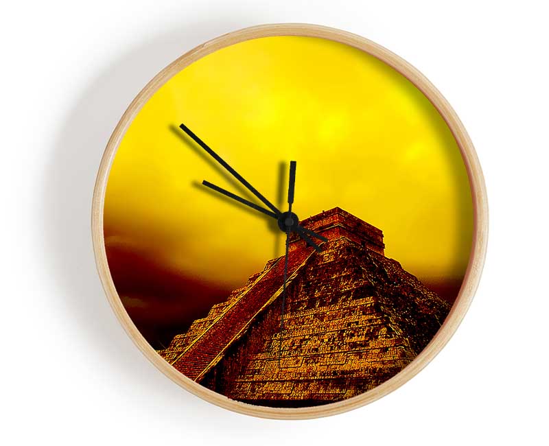 Myan Pyramind 02 Clock - Wallart-Direct UK