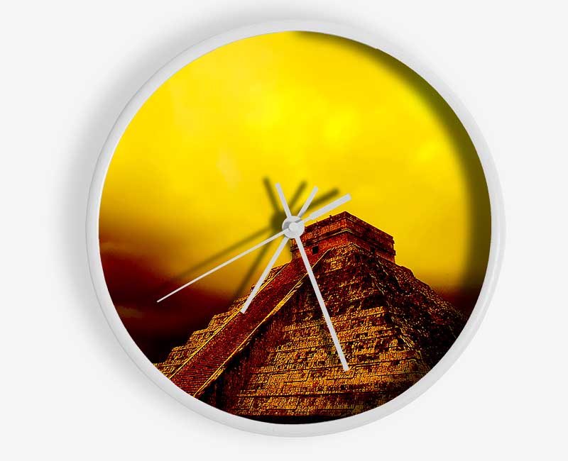 Myan Pyramind 02 Clock - Wallart-Direct UK