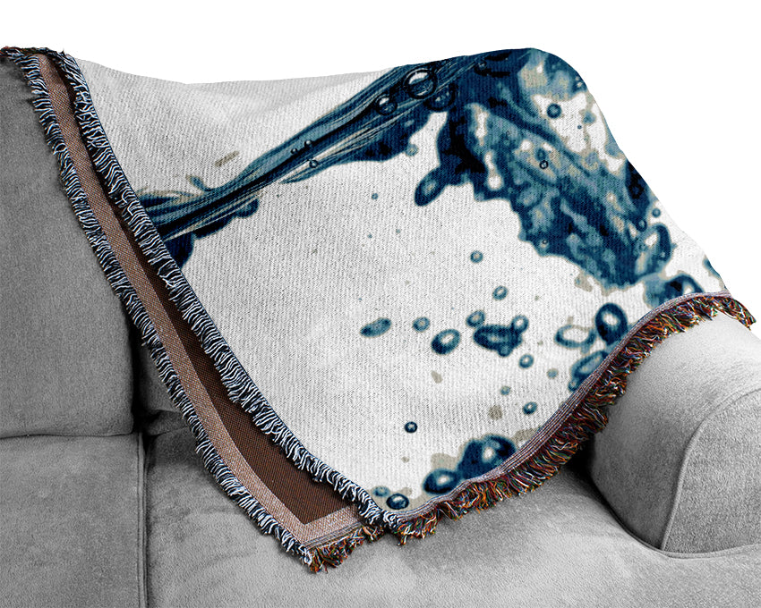 The Pattern Of Water Woven Blanket