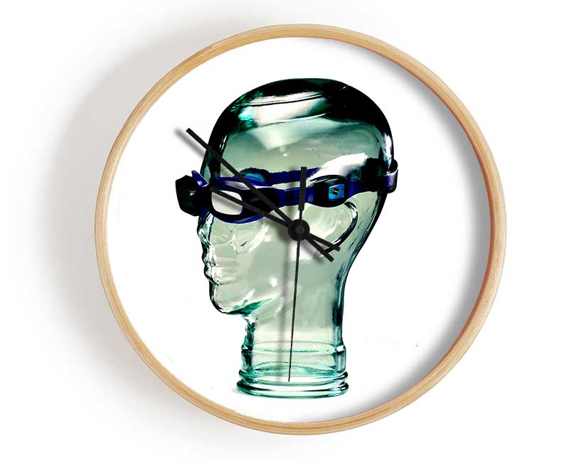 Glass Head Clock - Wallart-Direct UK