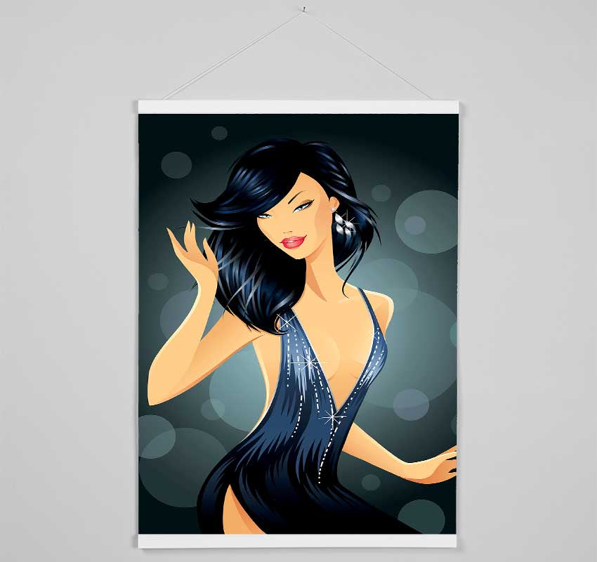 Party Girl Hanging Poster - Wallart-Direct UK