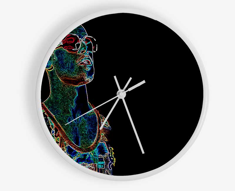 Brad Pitt Tyler Durden Clock - Wallart-Direct UK