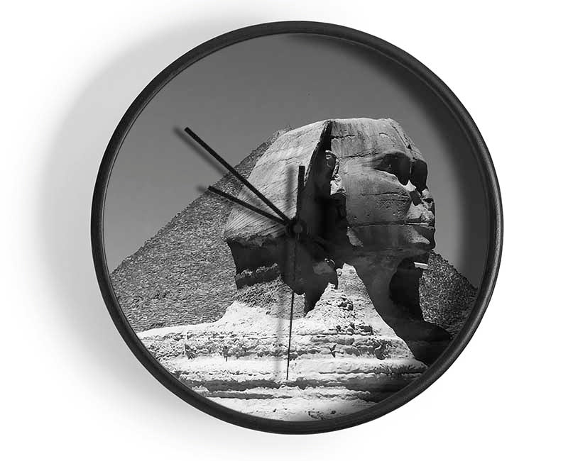 Pharaoh Head Egypt Clock - Wallart-Direct UK