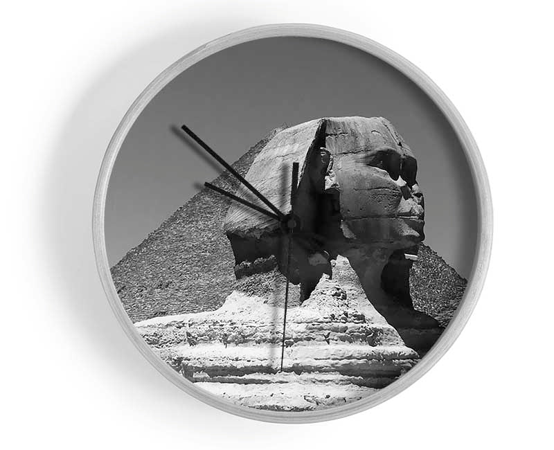 Pharaoh Head Egypt Clock - Wallart-Direct UK