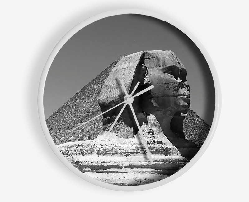 Pharaoh Head Egypt Clock - Wallart-Direct UK