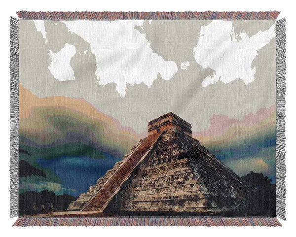 Mexicos Ancient Monument Woven Blanket