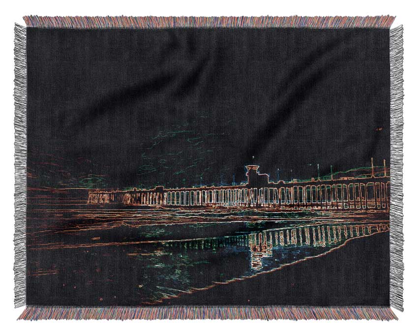 Night Pier Woven Blanket