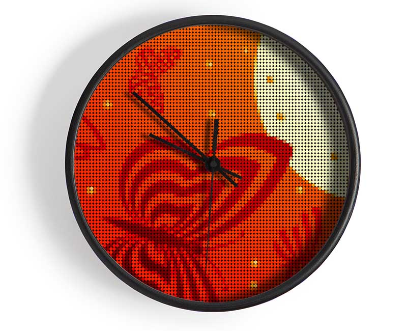 Butterfly Sun Clock - Wallart-Direct UK