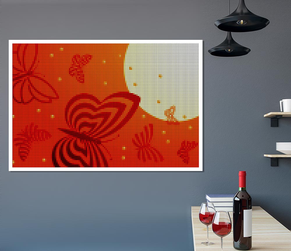 Butterfly Sun Print Poster Wall Art