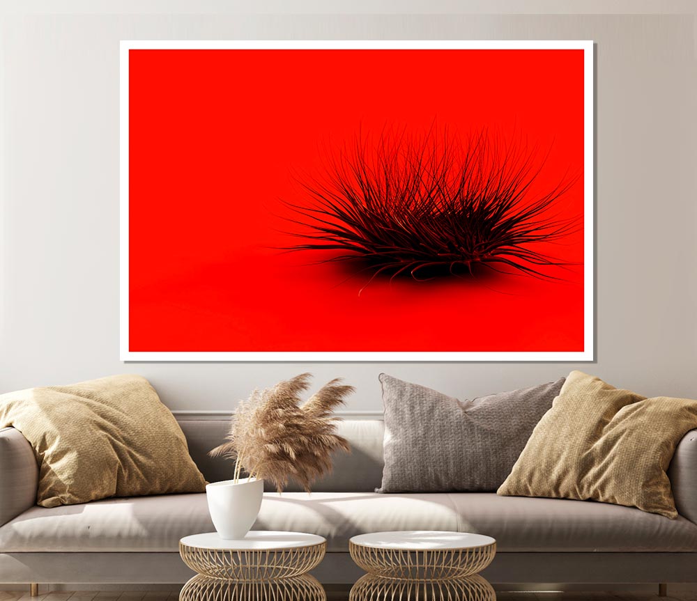 The Little Red Thing Print Poster Wall Art