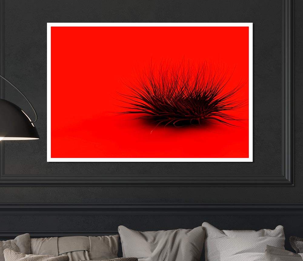 The Little Red Thing Print Poster Wall Art