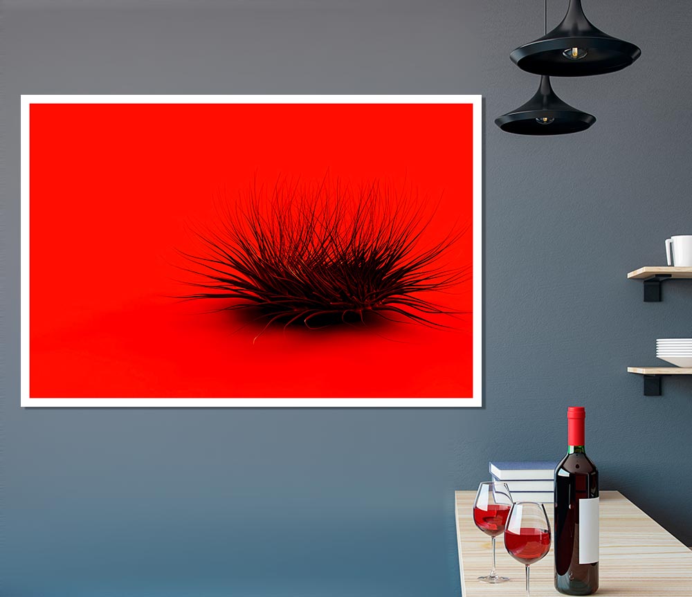 The Little Red Thing Print Poster Wall Art