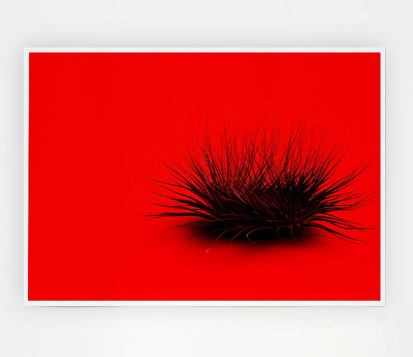 The Little Red Thing Print Poster Wall Art