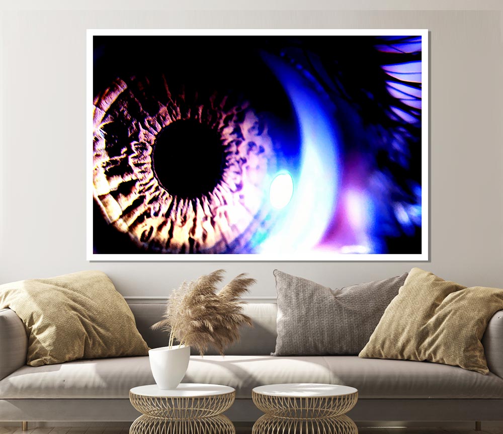 Eye Of The Planet Storm Print Poster Wall Art